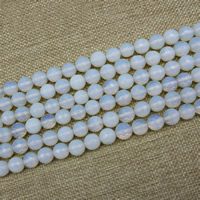 Perles d'opale de mer, Opaline, Rond, synthétique, normes différentes pour le choix & facettes Environ 15 pouce, Vendu par brin