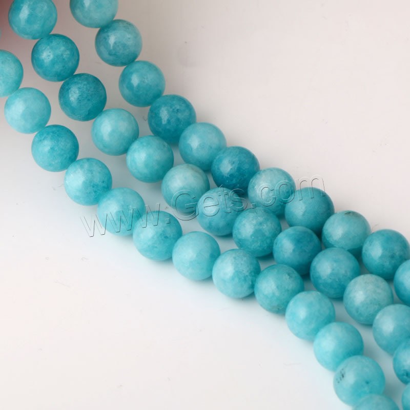 Natural Kyanite Beads, Amazonite, Round, Hole:Approx 1mm, Length:Approx 15 Inch, Sold By Strand