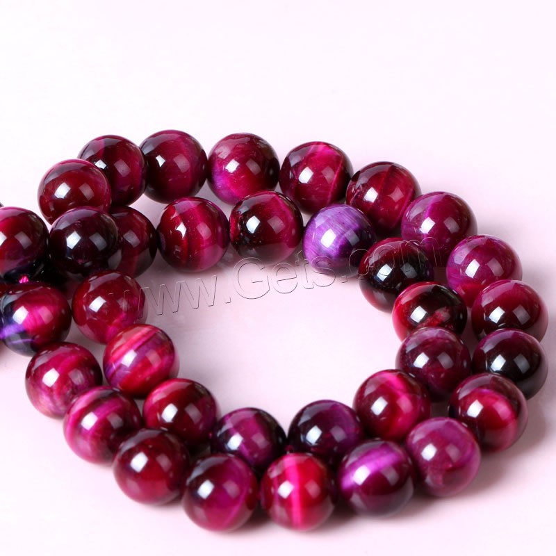 Tiger Eye Beads, Round, different size for choice, red, Hole:Approx 1mm, Length:Approx 15 Inch, Sold By Strand
