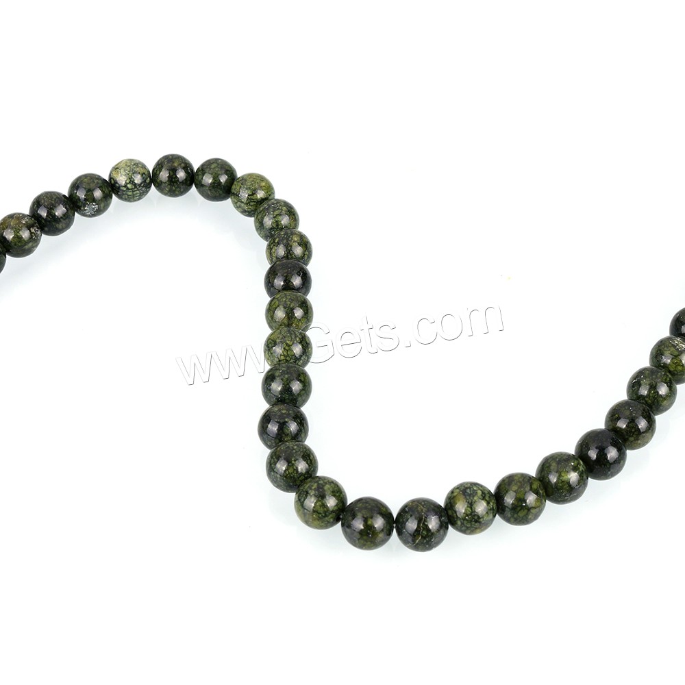 Jade New Mountain Bead, Round, different size for choice, Hole:Approx 0.8-1.5mm, Length:Approx 16 Inch, Sold By Strand