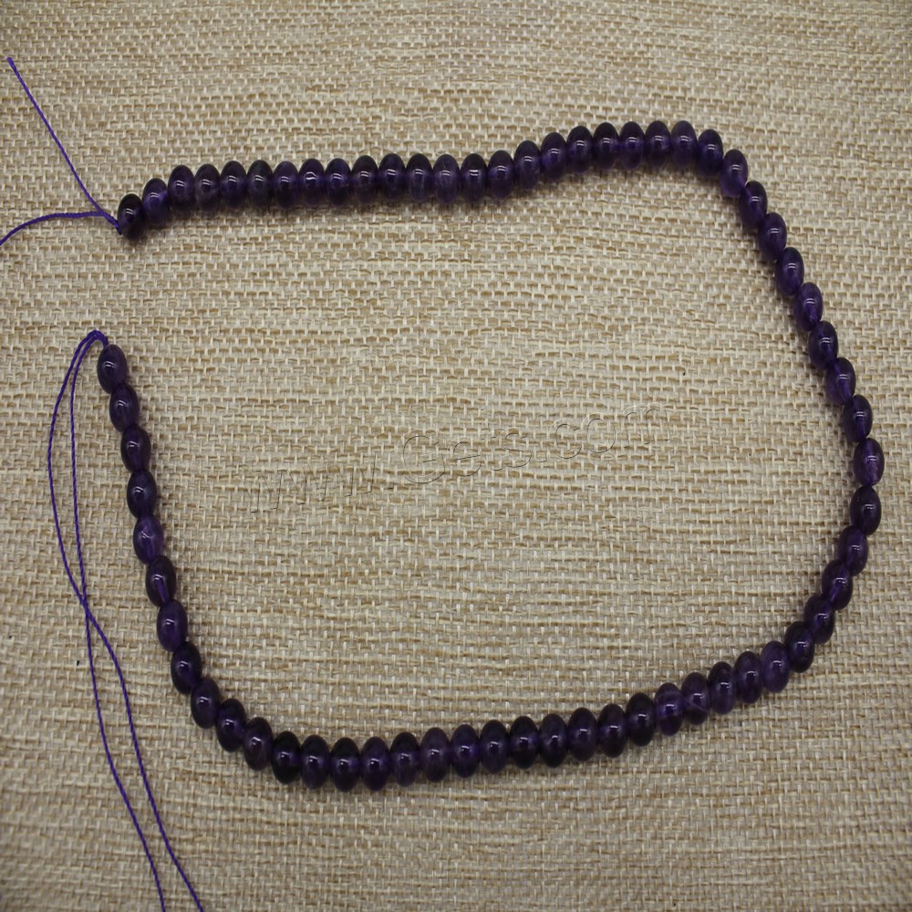 Natural Amethyst Beads, Round, February Birthstone & different size for choice, Length:Approx 15 Inch, Sold By Strand