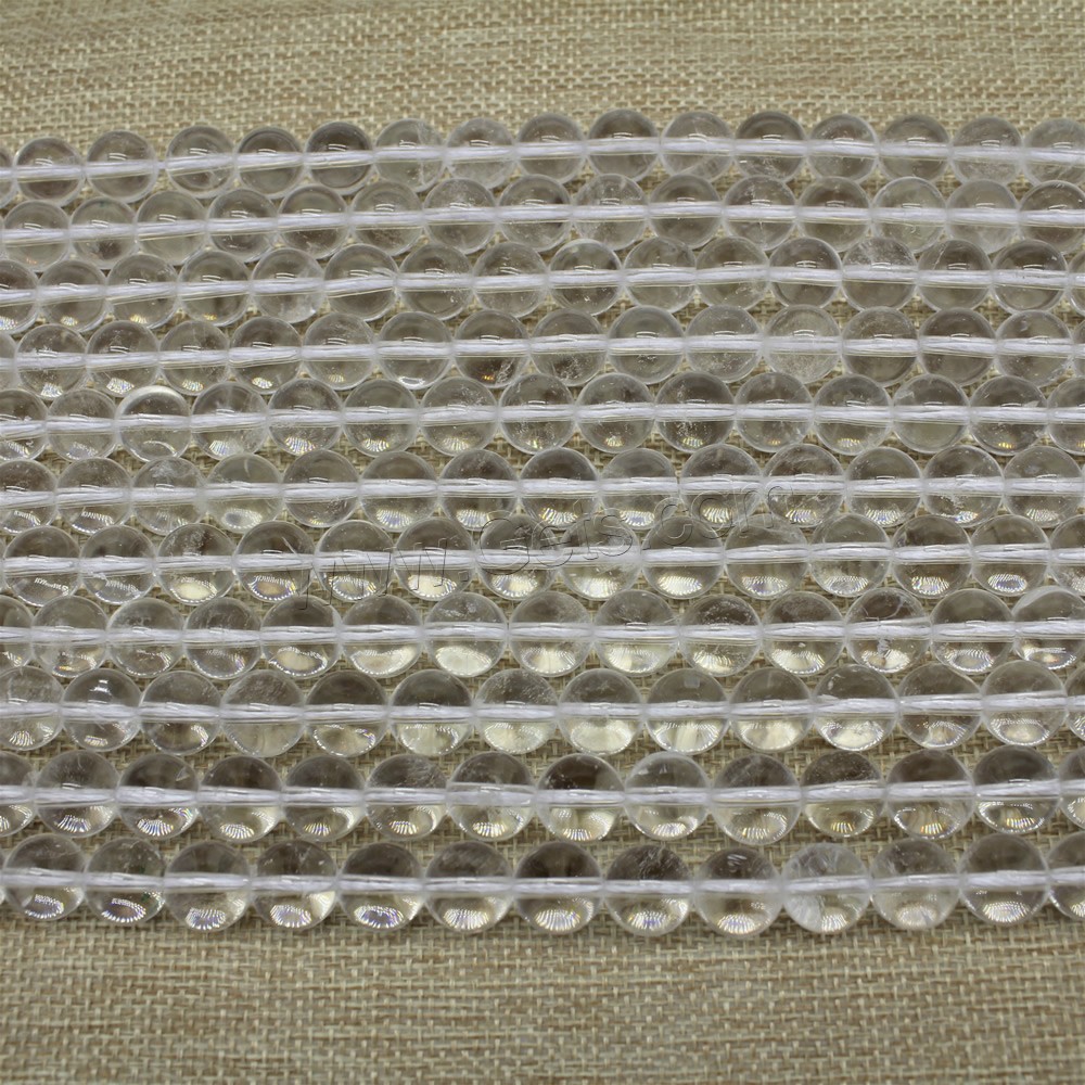 Natural Clear Quartz Beads, Round, different size for choice, Length:Approx 15 Inch, Sold By Strand