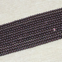 Natural Garnet Beads, Round, January Birthstone Approx 15 Inch 
