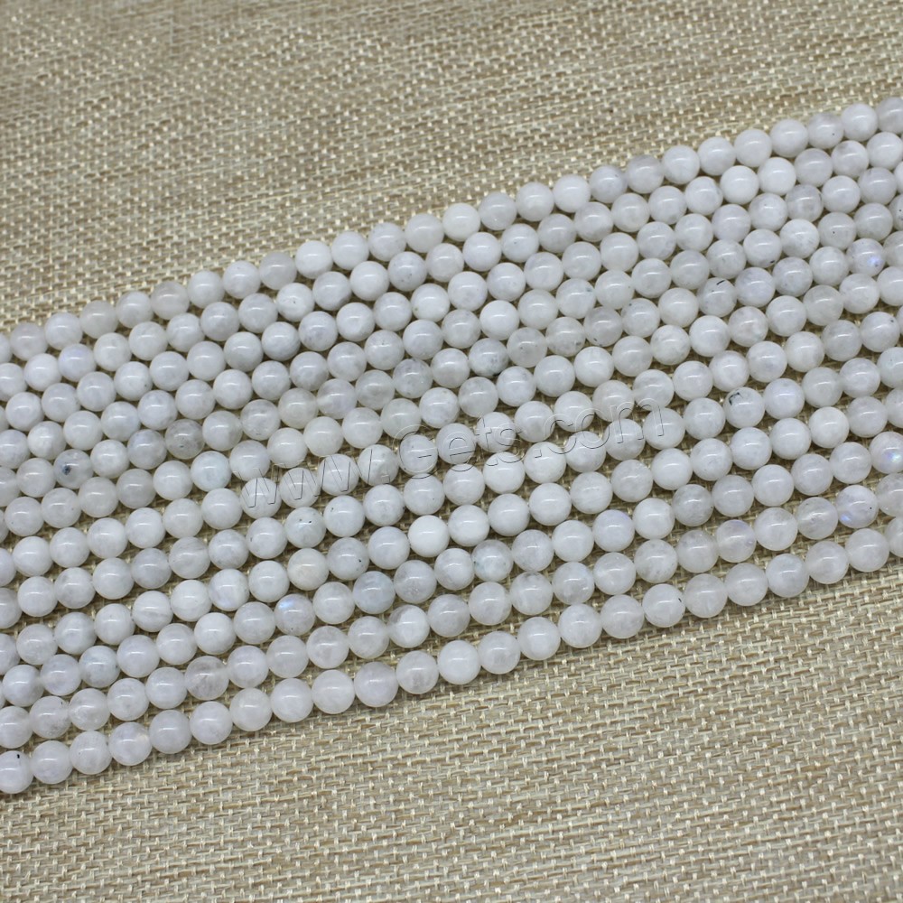 Sea Opal Jewelry Beads, Natural Moonstone, Round, natural, different size for choice, Length:Approx 15 Inch, Sold By Strand