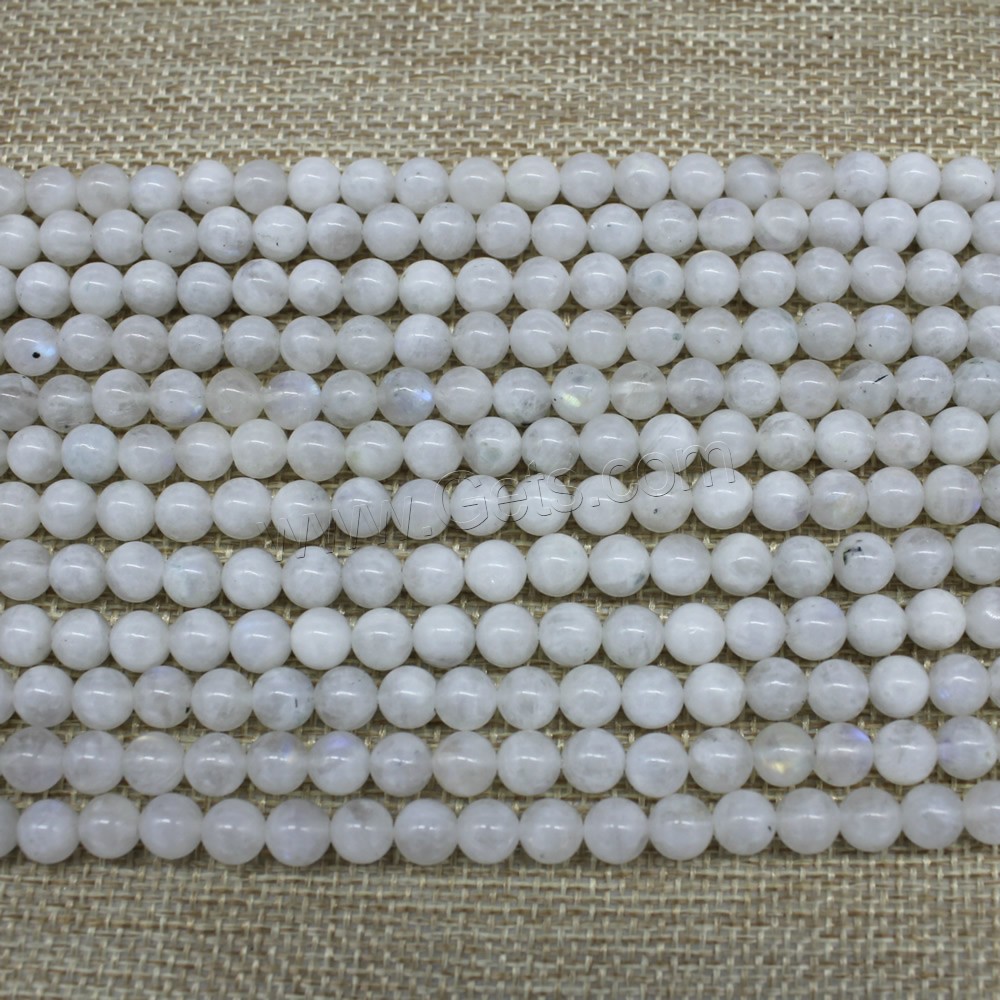 Sea Opal Jewelry Beads, Natural Moonstone, Round, natural, different size for choice, Length:Approx 15 Inch, Sold By Strand