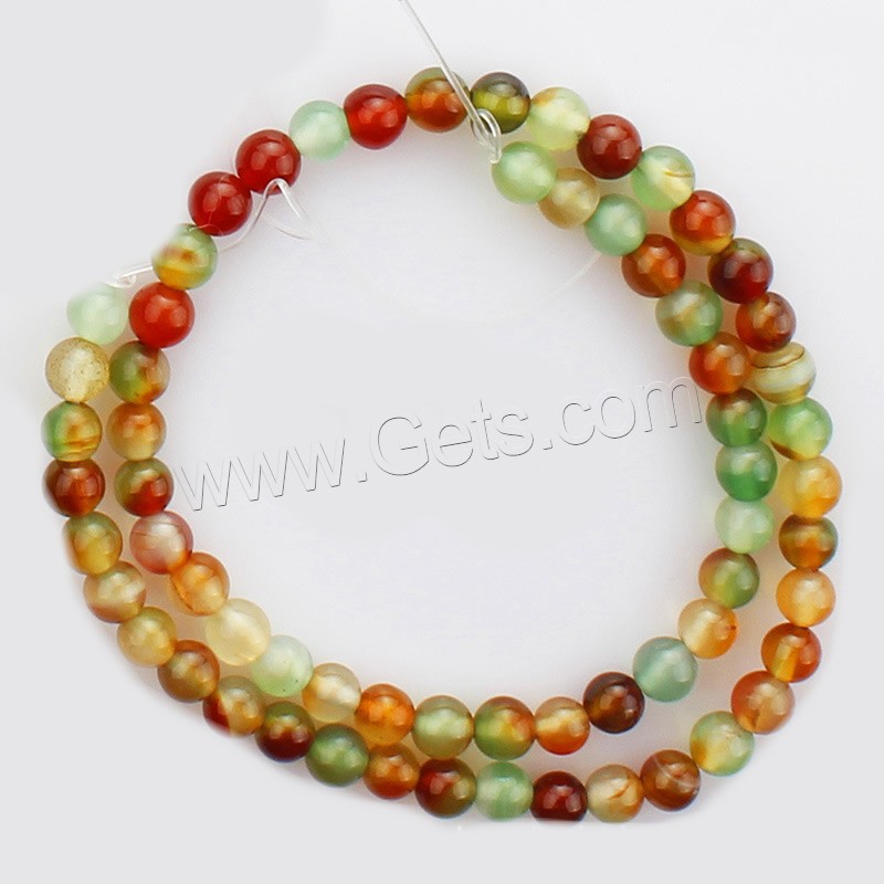 Natural Malachite Agate Beads, Round, different size for choice, Length:Approx 15 Inch, Sold By Strand