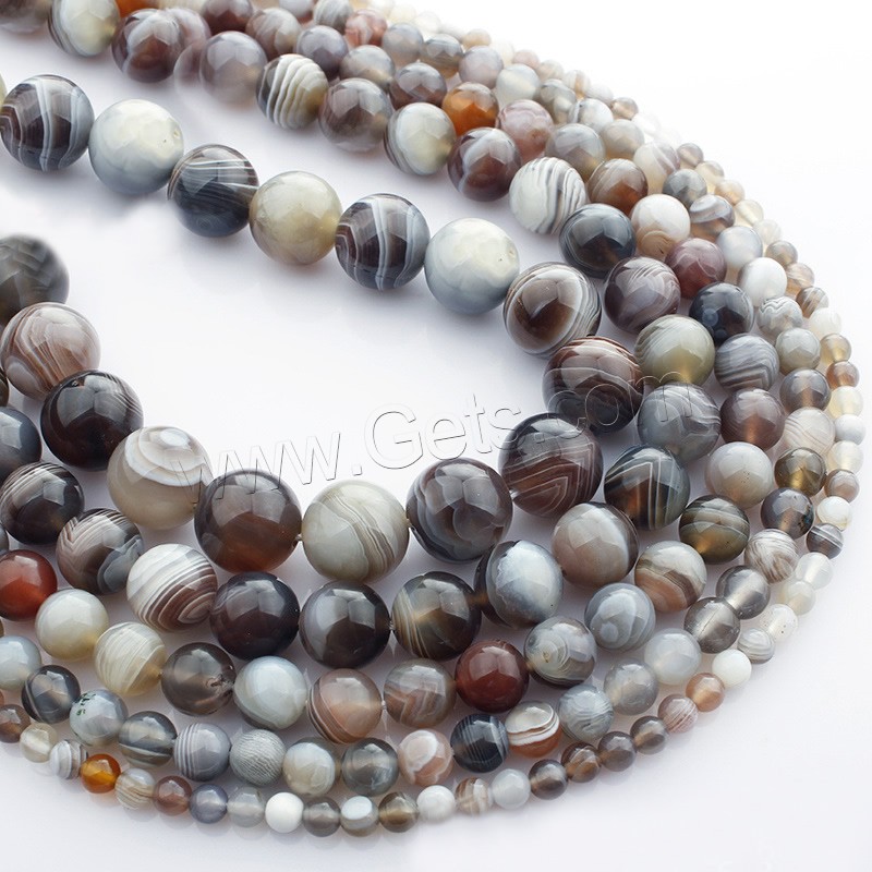 Coffee Agate Beads, Persian Gulf Agate, Round, natural, different size for choice, Length:Approx 15 Inch, Sold By Strand