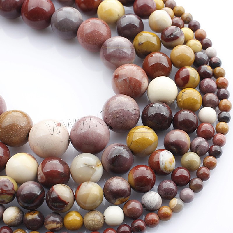 Yolk Stone Bead, Round, natural, different size for choice, Length:Approx 15 Inch, Sold By Strand