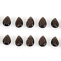 Perles de pierre gemme unique, larme, styles différents pour le choix & facettes faites à la maindécalque Environ 1mm .5 pouce, Vendu par brin