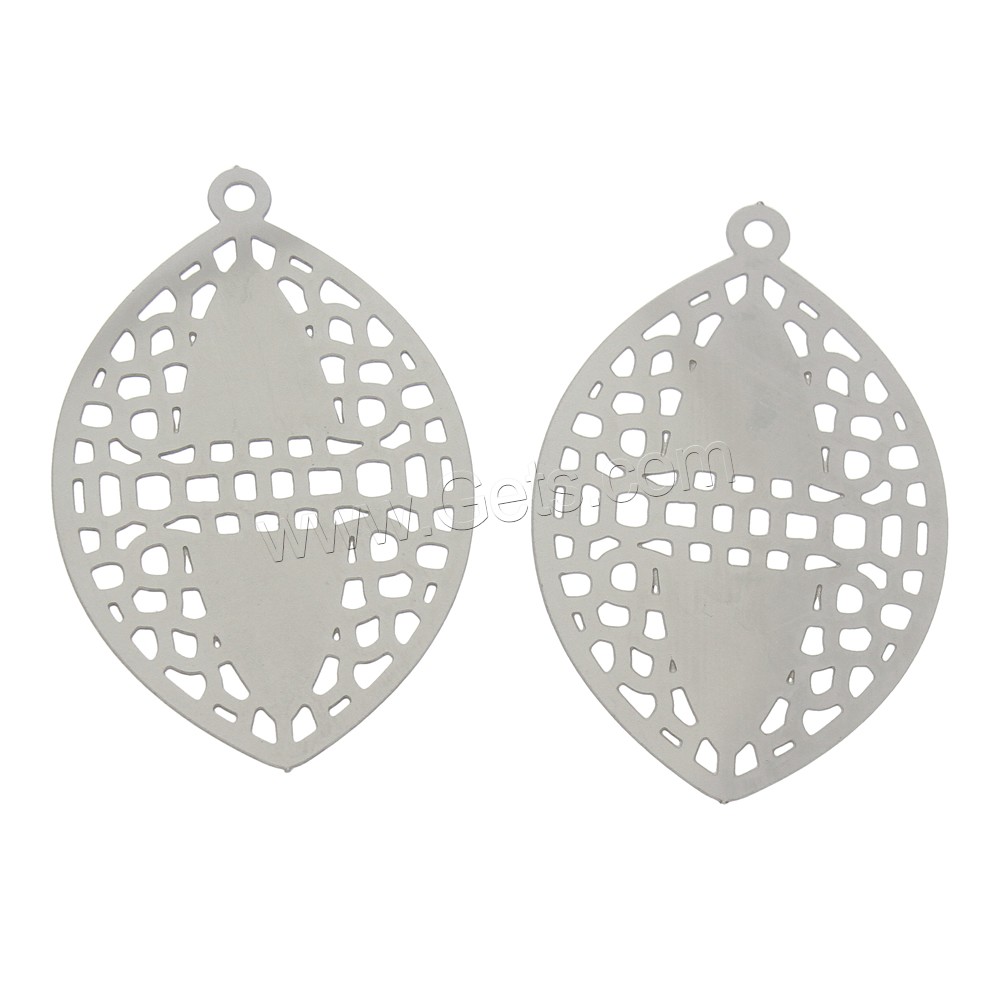Stainless Steel Pendants, different size for choice, original color, Hole:Approx 1mm, Sold By PC