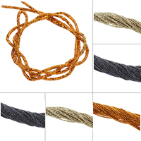cordón de poliamida, Nylón, con Hilos de fibra química, más colores para la opción, 3mm, aproximado 100patiospatio/Grupo, Vendido por Grupo