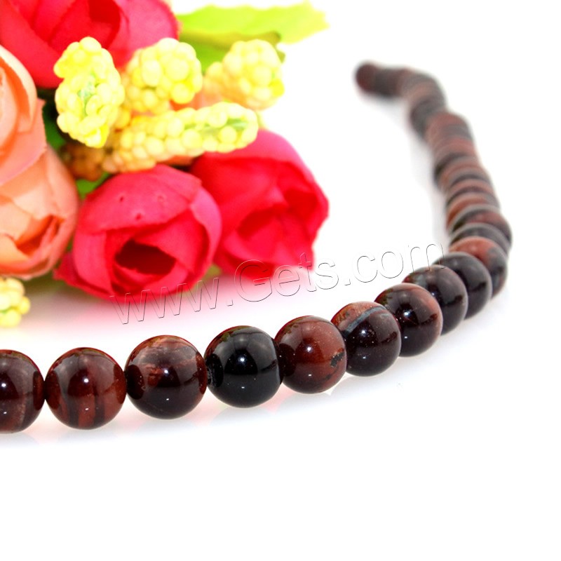Tiger Eye Beads, Round, natural, different size for choice, red, Hole:Approx 1mm, Length:Approx 15 Inch, Sold By Strand