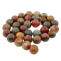 Picasso Jasper Beads, Round, natural Approx 1mm Approx 15 Inch 