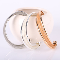 Zinc Alloy Cuff Bangle, plated lead & cadmium free Inner Approx 68mm Approx 8 Inch 