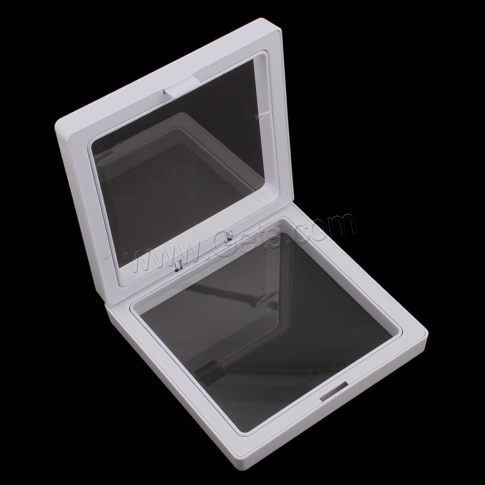 Boîte de pendentif en plastique , rectangle, normes différentes pour le choix, Vendu par PC