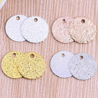 Brass Jewelry Pendants, Flat Round, plated lead & cadmium free Approx 1.2mm 