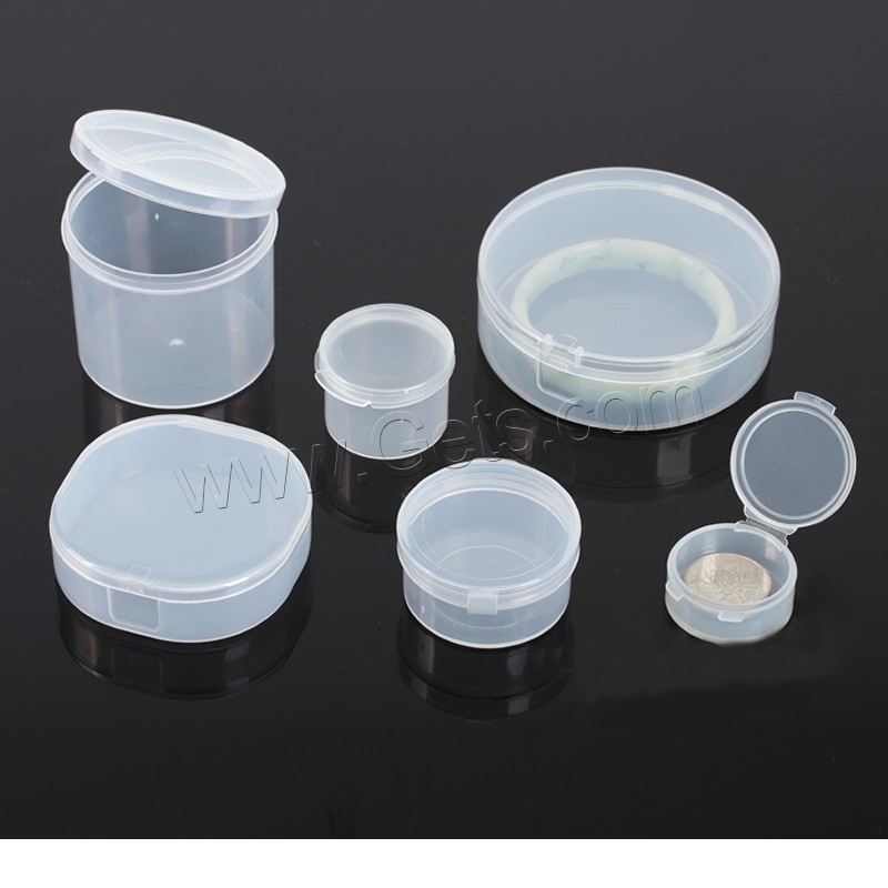 Polypropylene(PP) Beads Container, Flat Round, different size for choice, Sold By PC