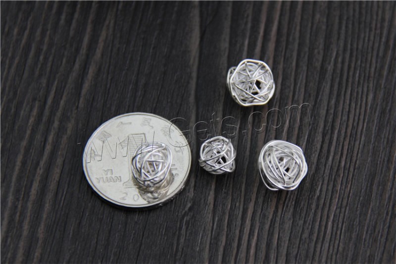 Винтажные бусы из стерлингового серебра, Серебро 925 пробы, разный размер для выбора, отверстие:Приблизительно 2mm, продается PC