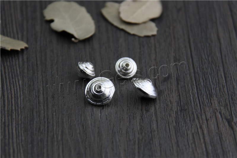 Sterling Silver Saucer Beads, 925 Sterling Silver, different size for choice, Sold By PC