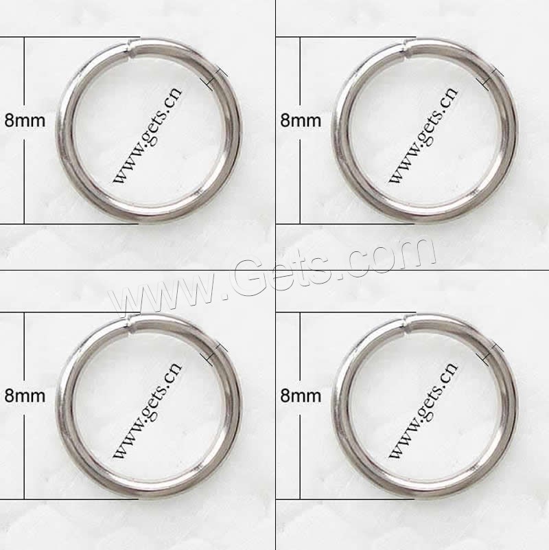 Латунь кольцо-закрывашка, Кольцевая форма, Другое покрытие, разный размер для выбора, Много цветов для выбора, не содержит никель, свинец, продается сумка