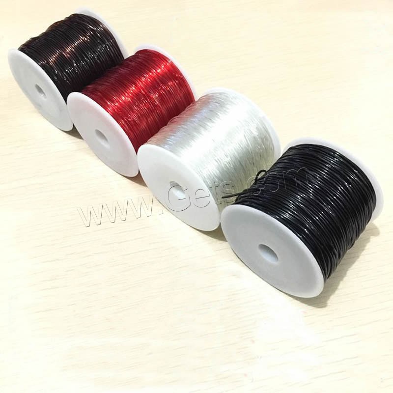 Crystal Thread, with plastic spool, different size for choice, more colors for choice, Length:Approx 50 m, 50m/PC, Sold By PC