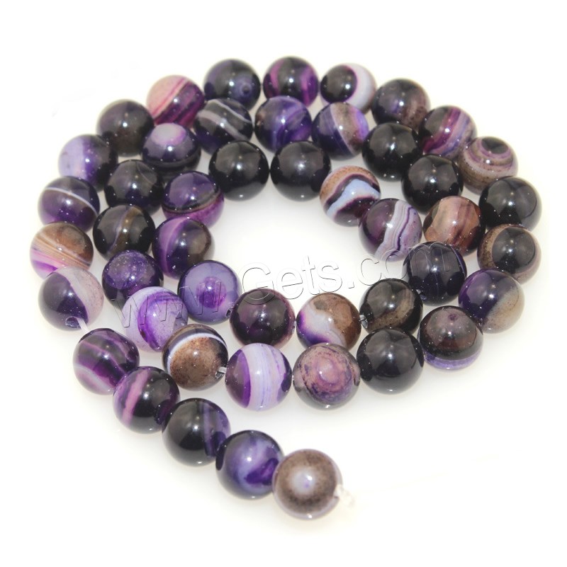 Natural Lace Agate Beads, Round, different size for choice, purple, Length:Approx 15.5 Inch, Sold By Strand