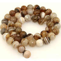 Coffee Agate Beads, Lace Agate, Round, natural coffee color Approx 15.5 Inch 