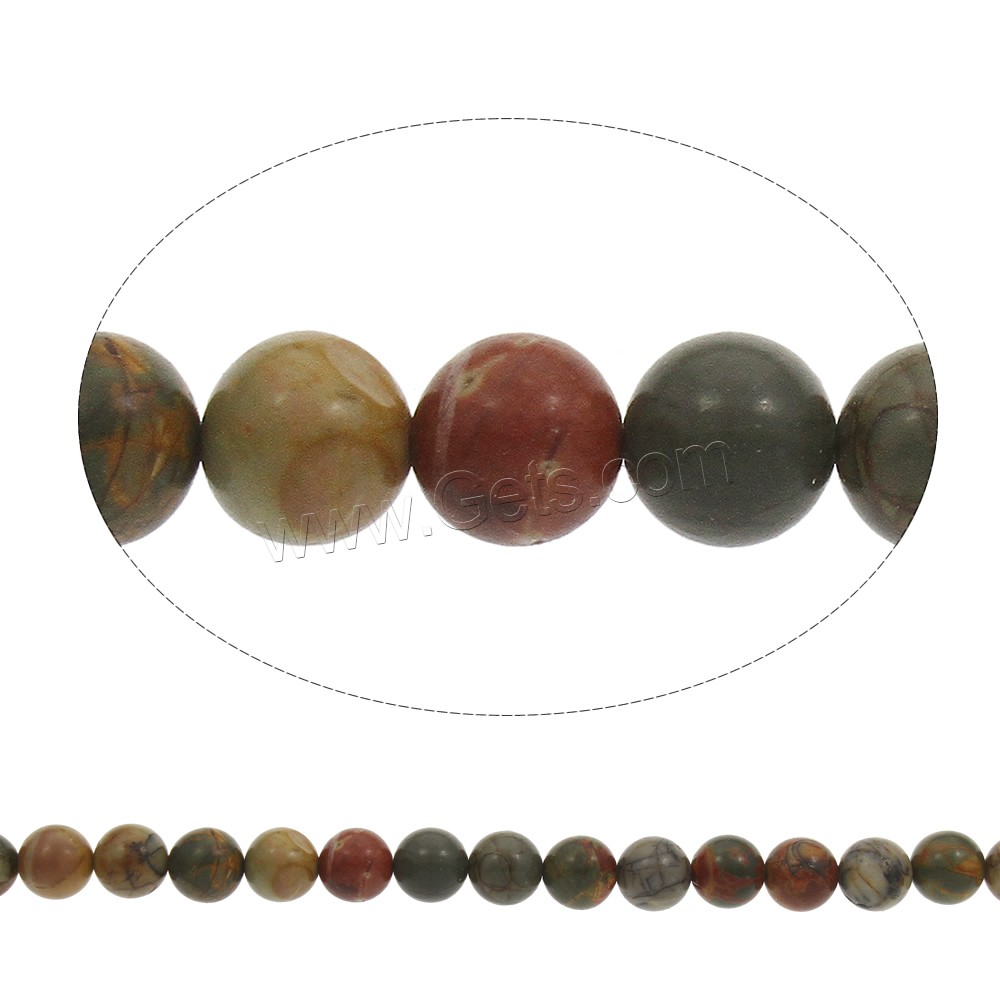 Pinus koraiensis Beads, Round, different size for choice, Hole:Approx 1mm, Length:Approx 15 Inch, Sold By Strand