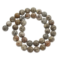 Maifan камень Бусины, Круглая, разный размер для выбора, отверстие:Приблизительно 1mm, длина:Приблизительно 15 дюймовый, продается Strand