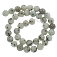 Lotus Jaspis Perlen, Lotos Jaspis, rund, verschiedene Größen vorhanden, Bohrung:ca. 1mm, Länge:ca. 15 ZollInch, verkauft von Strang