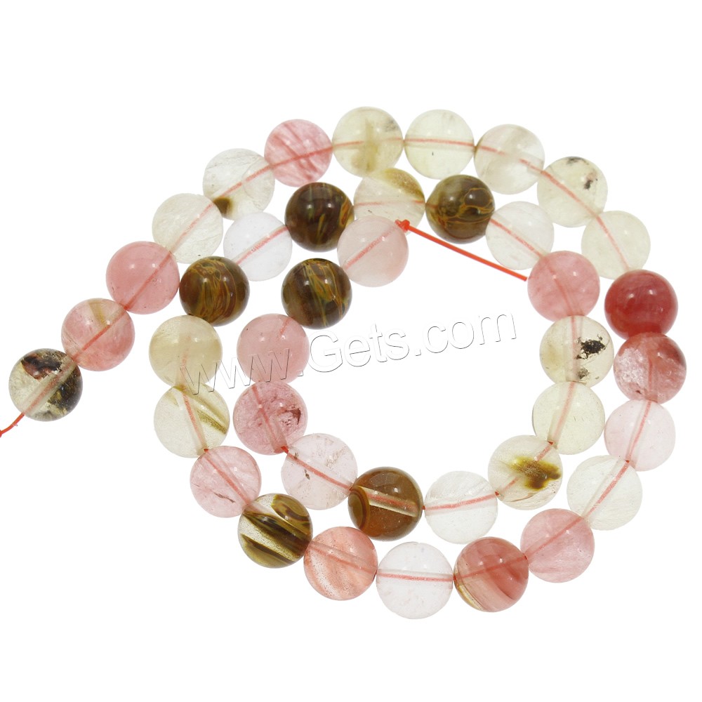 Watermelon Bead, Round, different size for choice, Hole:Approx 1mm, Length:Approx 15 Inch, Sold By Strand