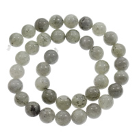 Perles en labradorite, Rond, naturel, normes différentes pour le choix Environ 1mm Environ 15 pouce, Vendu par brin
