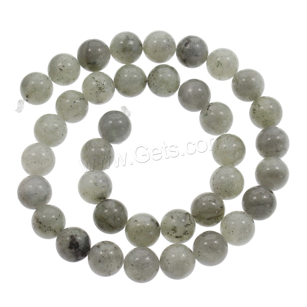 Labradorit Perlen, rund, natürlich, verschiedene Größen vorhanden, Bohrung:ca. 1mm, Länge:ca. 15 ZollInch, verkauft von Strang