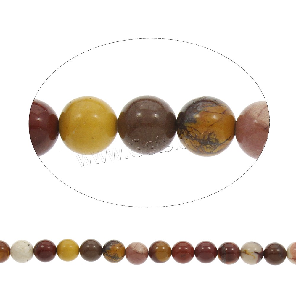 Yolk Stone Bead, Round, natural, different size for choice, Hole:Approx 1mm, Length:Approx 15 Inch, Sold By Strand