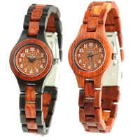 Женские наручные часы Redear®, Сандал, с Стеклянный & нержавеющая сталь, Другое покрытие, природный & Женский, Много цветов для выбора длина:Приблизительно 8 дюймовый, продается PC