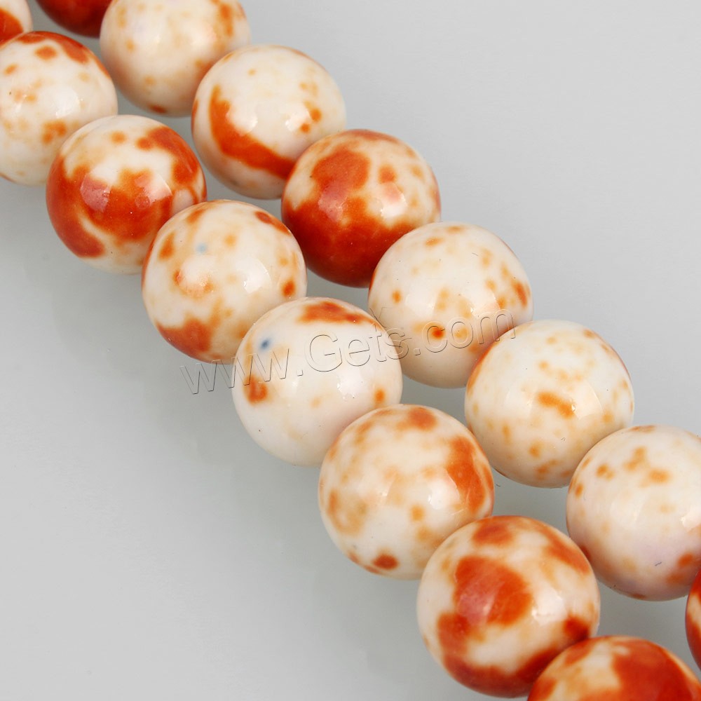 Dyed Jade Beads, Round, different size for choice, orange, Length:Approx 16 Inch, Sold By Strand