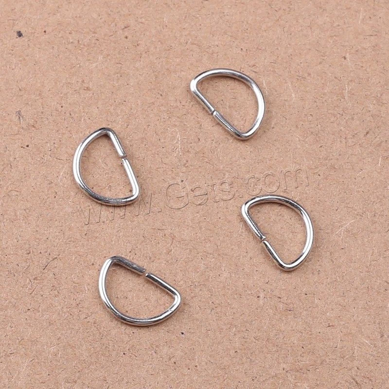 Iron Jewelry Findings, platinum color plated, different size for choice, lead & cadmium free, 11x9mm, 24x16mm, 2000PCs/Bag, Sold By Bag