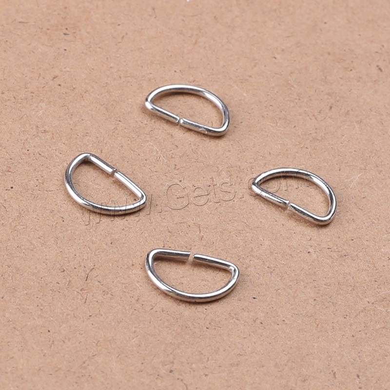 Iron Jewelry Findings, platinum color plated, different size for choice, lead & cadmium free, 11x9mm, 24x16mm, 2000PCs/Bag, Sold By Bag