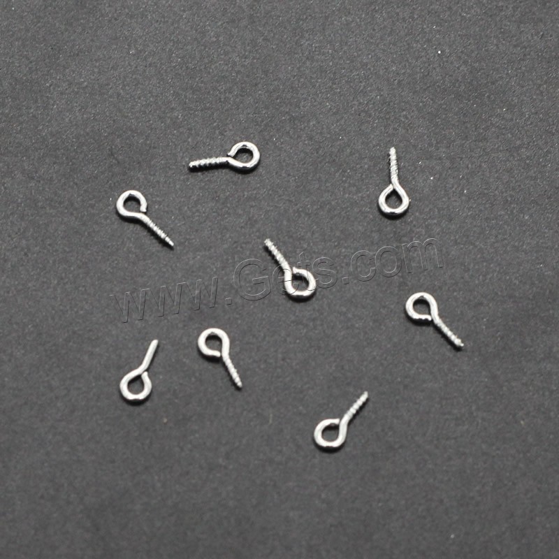 Eisen Headpins, Kreisring, plattiert, verschiedene Größen vorhanden, keine, frei von Blei & Kadmium, 1000PCs/Tasche, verkauft von Tasche