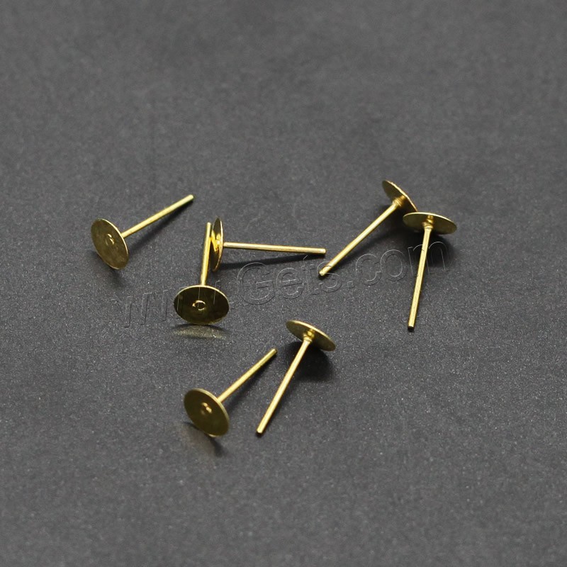 Eisen Headpins, plattiert, verschiedene Größen vorhanden, keine, frei von Blei & Kadmium, 10000PCs/Tasche, verkauft von Tasche