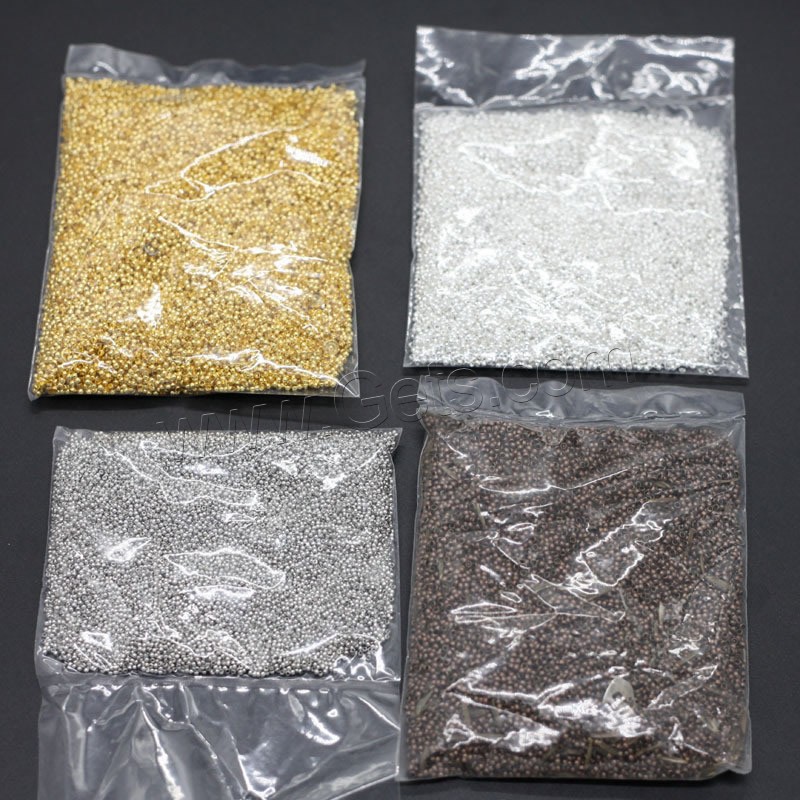 Eisen Schmuckhülsen, plattiert, verschiedene Größen vorhanden, keine, frei von Blei & Kadmium, 10000PCs/Tasche, verkauft von Tasche