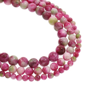 Perles de pierre gemme unique, Cherry Stone, Rond, naturel, normes différentes pour le choix Environ 1mm Environ 15.5 pouce, Vendu par brin