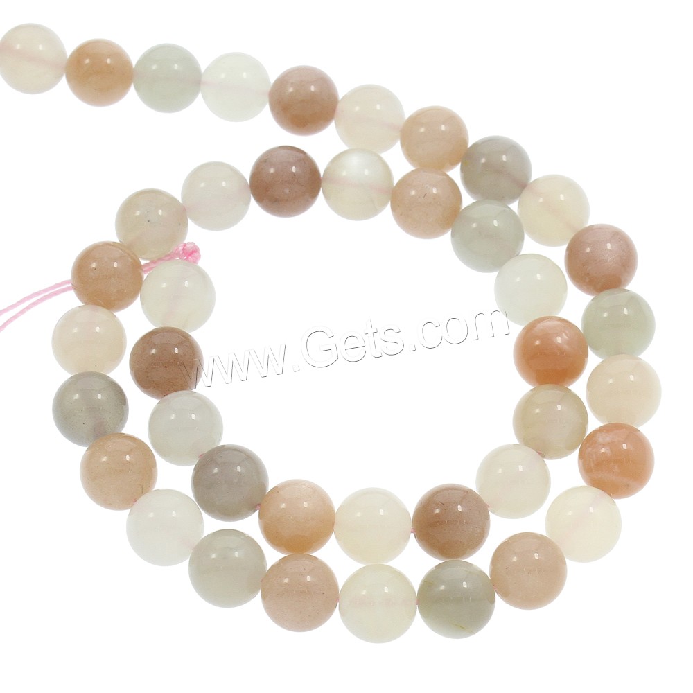 Perles d'opale de mer, Opaline, Rond, naturel, normes différentes pour le choix, grade AAA, Trou:Environ 1mm, Longueur:Environ 15.5 pouce, Vendu par brin