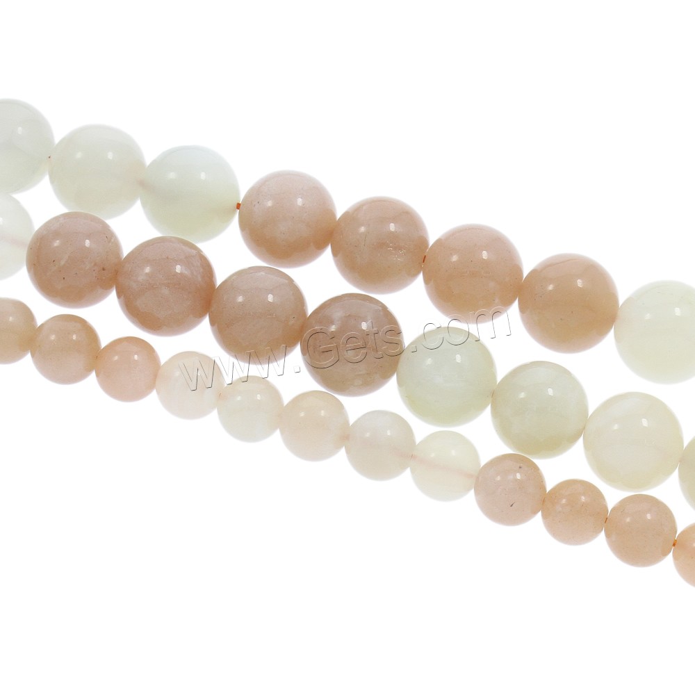 Perles d'opale de mer, Opaline, Rond, naturel, normes différentes pour le choix, grade AAA, Trou:Environ 1mm, Longueur:Environ 15.5 pouce, Vendu par brin