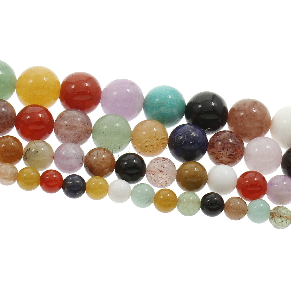 Полудрагоценный камень Бусины, Круглая, натуральный, разный размер для выбора, класса AAA, отверстие:Приблизительно 1mm, длина:Приблизительно 15.5 дюймовый, продается Strand