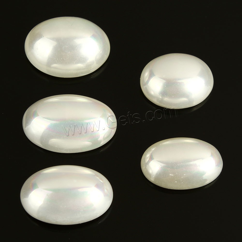 South Sea Shell Cabochon, Flat Oval, different size for choice & flat back, Sold By PC