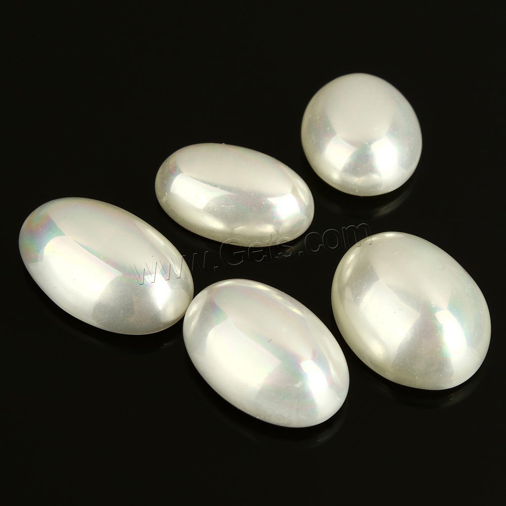South Sea Shell Cabochon, Flat Oval, different size for choice & flat back, Sold By PC