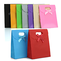 Jewelry Gift Box, Plastic, with Satin Ribbon, Rectangle 