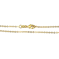 真鍮チェーンネックレス, 銅, 純正ゴールド, 高品質でメッキされ、退色することはありません & 楕円形の鎖 長さ:約 18 インチ, 売り手 ストランド