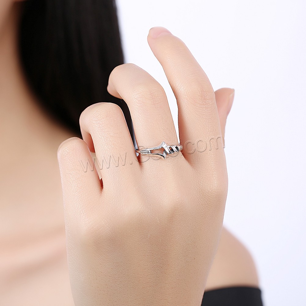 Anillo de dedo de favourer ®, Tailandia, diverso tamaño para la opción & para mujer, 8mm, Vendido por UD